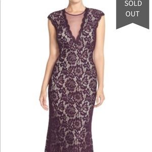 Betsey and adam plum sexy elegant dress.